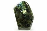 Flashy Free-Standing Polished Labradorite - Madagascar #364192-1